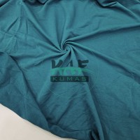 Penye %95 Pamuk %5 Elastan İki İplik Kumaş | Petrol