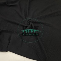 Jakarlı Kaşkorse Kumaş | Siyah