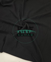 Jakarlı Kaşkorse Kumaş | Siyah