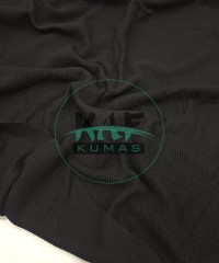 Jakarlı Kaşkorse Kumaş | Siyah