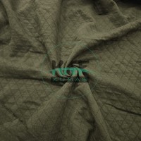 Boyalı Kapitone Kumaş | Haki