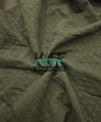 Boyalı Kapitone Kumaş | Haki