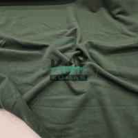 Penye %95 Pamuk %5 Elastan Şardonlu İki İplik Kumaş | Haki