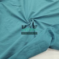 Penye %95 Pamuk %5 Elastan İki İplik Kumaş | Gök Mavi