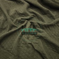 Boyalı Kapitone Kumaş | Haki