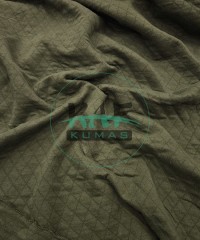 Boyalı Kapitone Kumaş | Haki