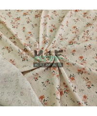 Delikli Ribana Kumaş | 100% Pamuk | Desen 7