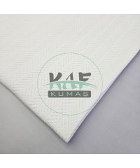 Ekru Delikli Pointelle Ribana Kumaş | 100% Pamuk | Model-9