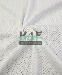 Ekru Delikli Pointelle Ribana Kumaş | 100% Pamuk | Model-9 Ekru Delikli Pointelle Ribana Kumaş | 100% Pamuk | Model-9