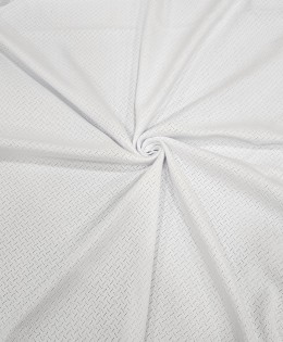 Beyaz Delikli Pointelle 1 mt Ribana Kumaş | 100% Pamuk | Model-12 