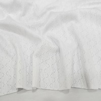 Beyaz Delikli Pointelle Ribana Kumaş | 100% Pamuk | Model-8 Beyaz Delikli Pointelle Ribana Kumaş | 100% Pamuk | Model-8