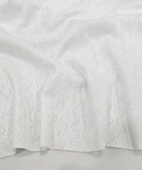Beyaz Delikli Pointelle Ribana Kumaş | 100% Pamuk | Model-8 Beyaz Delikli Pointelle Ribana Kumaş | 100% Pamuk | Model-8