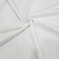 Beyaz Delikli Pointelle Ribana Kumaş | 100% Pamuk | Model-8 Beyaz Delikli Pointelle Ribana Kumaş | 100% Pamuk | Model-8