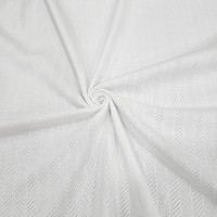 Beyaz Delikli Pointelle Ribana Kumaş | 100% Pamuk | Model-9 Beyaz Delikli Pointelle Ribana Kumaş | 100% Pamuk | Model-9