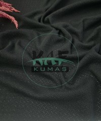 Delikli Pointelle Ribana Kumaş | 100% Pamuk | Siyah Çapraz Çizgi Delikli Pointelle Ribana Kumaş | 100% Pamuk | Siyah Çapraz Çizgi