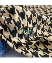 Baskılı %100 Pamuk İnterlok Kumaş |  KAZAYAĞI DESEN V-2