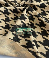 Baskılı %100 Pamuk İnterlok Kumaş |  KAZAYAĞI DESEN V-2