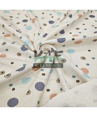 Baskılı %100 Pamuk İnterlok Kumaş | Düğme