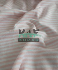 İplik Boyalı İnterlok Kumaş | Pembe Çizgili İplik Boyalı İnterlok Kumaş | Pembe Çizgili