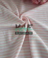 İplik Boyalı İnterlok Kumaş | Pembe Çizgili İplik Boyalı İnterlok Kumaş | Pembe Çizgili