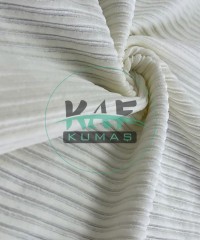 Fitilli Kadife Kumaş | Ekru Fitilli Kadife Kumaş | Ekru