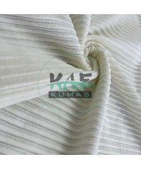 Fitilli Kadife Kumaş | Ekru