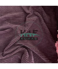 Fitilli Kadife Kumaş | Mürdüm