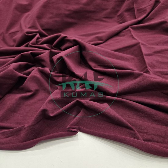 Penye Süprem Kumaş | %95 Pamuk %5 Elastan | Bordo