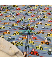 Dijital Baskılı Penye Süprem Kumaş | Arabalar