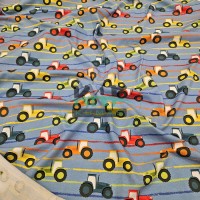 Dijital Baskılı Penye Süprem Kumaş | Arabalar