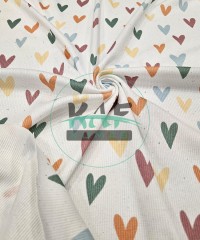 Soft Kalpler Desenli Kaşkorse Kumaş