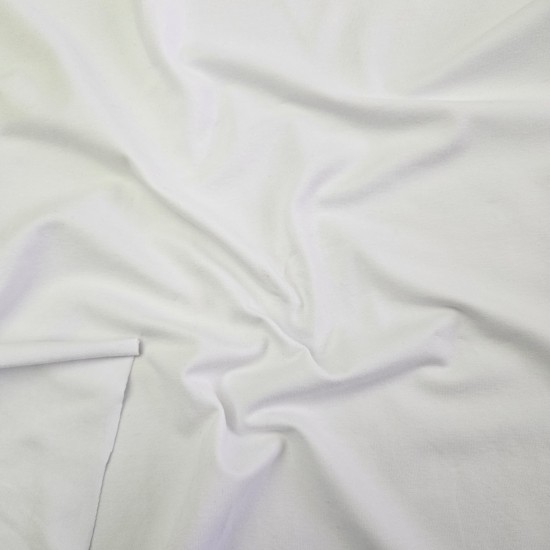 Likralı Süprem Kumaş | Üstü Fırçalı Kadifemsi Penye | Ekru