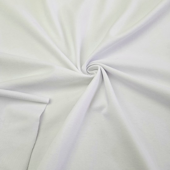 Likralı Süprem Kumaş | Üstü Fırçalı Kadifemsi Penye | Ekru