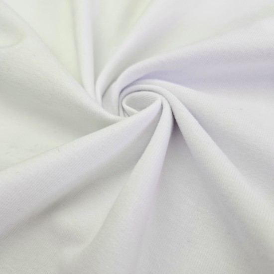 Likralı Süprem Kumaş | Üstü Fırçalı Kadifemsi Penye | Ekru