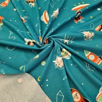 Uzay Baskılı Süprem Kumaş