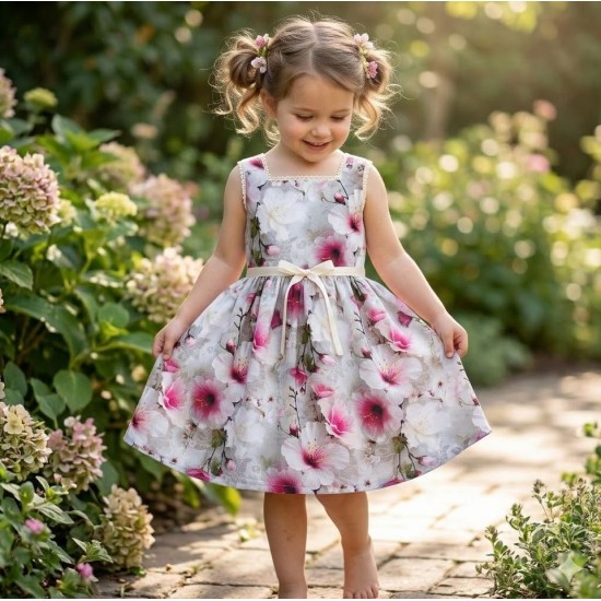 Dijital Baskılı Penye Süprem Kumaş | Sakura