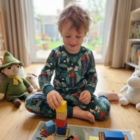 Dijital Baskılı Penye Süprem Kumaş | Moomins