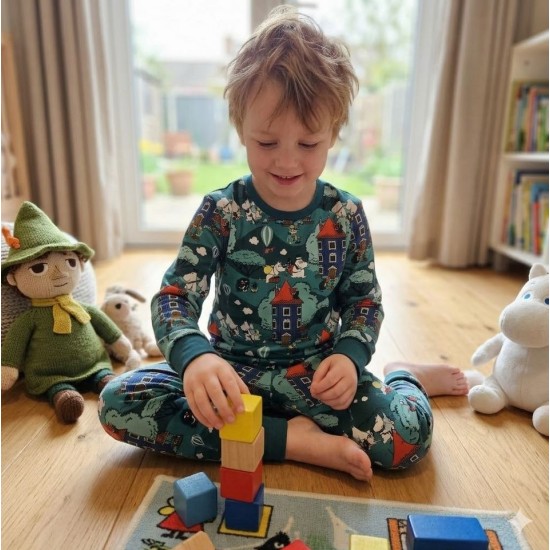 Dijital Baskılı Penye Süprem Kumaş | Moomins