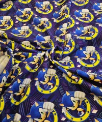 Dijital Baskılı Penye Süprem Kumaş | Sonic