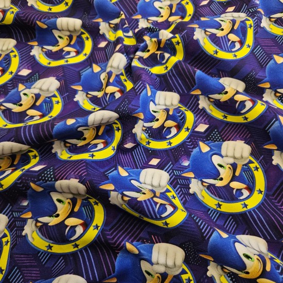 Dijital Baskılı Penye Süprem Kumaş | Sonic