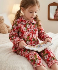 Dijital Baskılı Penye Süprem Kumaş | Kiraz