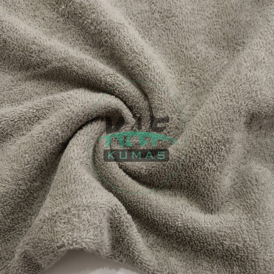 Pamuklu Havlu Kumaş | Gri (350 gr)