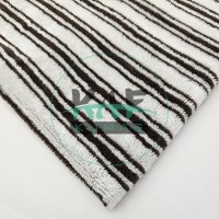 Bambulu Havlu Kumaş | Çikolata Kahve Çizgili