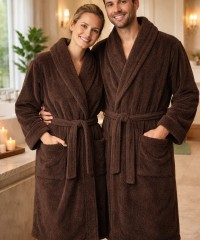 Pamuklu Havlu Kumaş | Çikolata Kahve