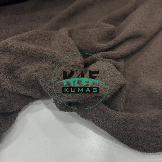 Pamuklu Havlu Kumaş | Kahverengi