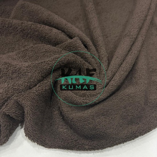 Pamuklu Havlu Kumaş | Kahverengi