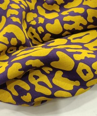 3 İplik Baskılı Kumaş | Mor 3 İplik Baskılı Kumaş | Mor