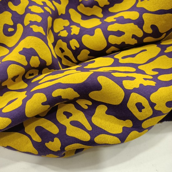 3 İplik Baskılı Kumaş | Mor 3 İplik Baskılı Kumaş | Mor