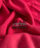 3 İplik Şardonlu Kumaş | Kiraz Kırmızısı