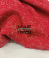 3 İplik Şardonlu Kumaş | Nar Zemin Gri izler